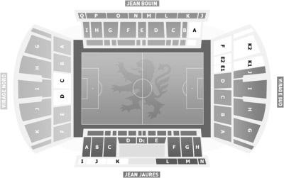 Plan du stade