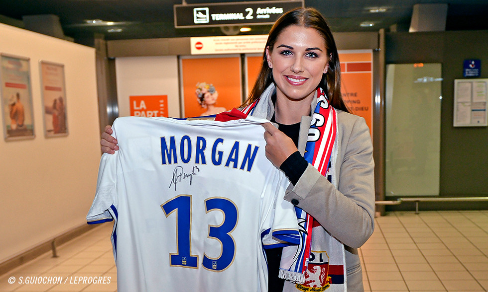 ALEX MORGAN ARRIVES IN LYON: 'I'M VERY 